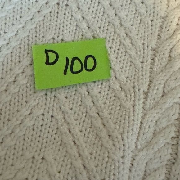 D-100 Loft White Sleeveless 100%‎ Cotton Pullover Sweater Size XS - Picture 12 of 12